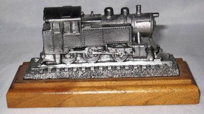 Santa Fe Six 0 6 0 Michael Ricker Pewter Train LE  