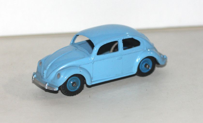   181 VW VOLKSWAGEN BEETLE LIGHT BLUE SCARCE BLUE PLASTIC WHEELS  