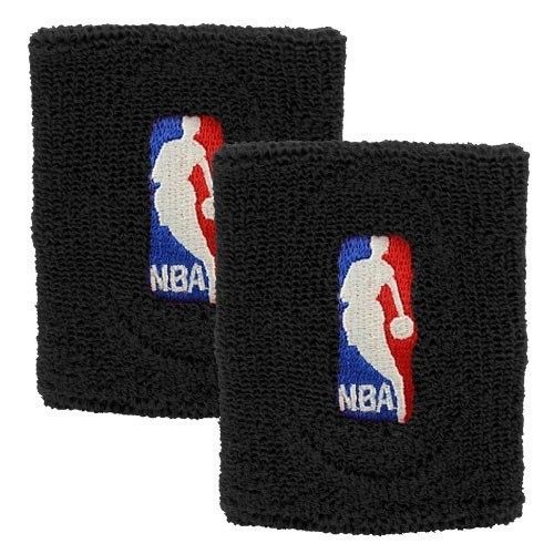 One pair of sweatbands Official NBA logo Top quality expandable 