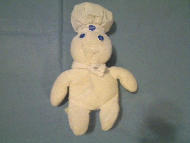 POPPIN FRESH PILLSBURY DOUGHBOY 7 BEANBAG PLUSH TOY  