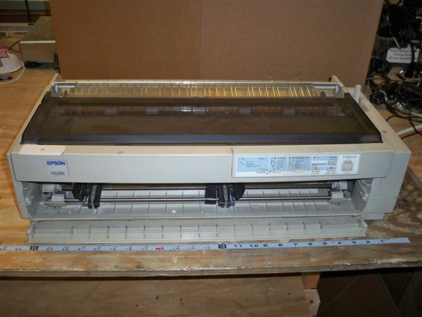 Epson FX 2180 Wide Format Dot Matrix Printer P920B Crk  