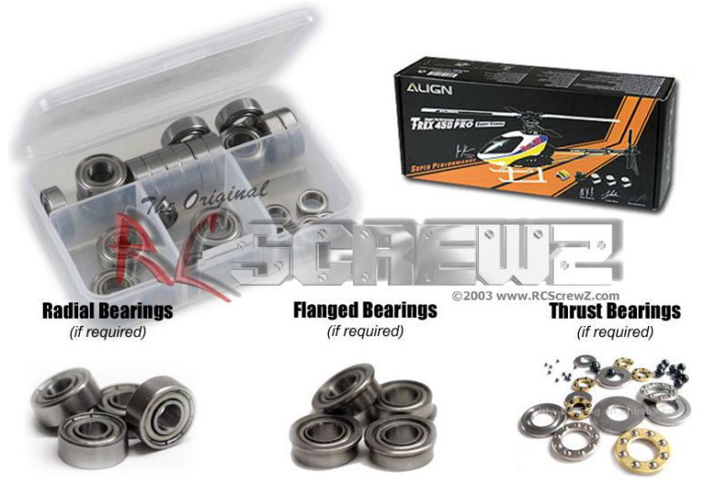 Align T rex 450 PRO Precision Bearing Kit alg008b  