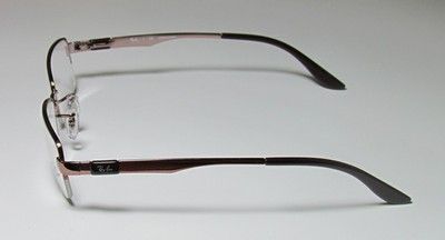 NEW RAY BAN 6158 53 18 140 BROWN HALF RIM EYEGLASS/GLASSES/FRAMES 