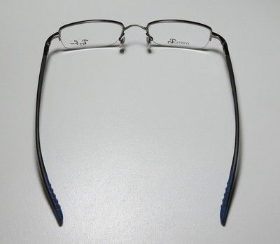 RAY BAN 7512 49 19 140 GUNMETAL/BLACK/BLUE OPTICAL EYEGLASSES/GLASSES 