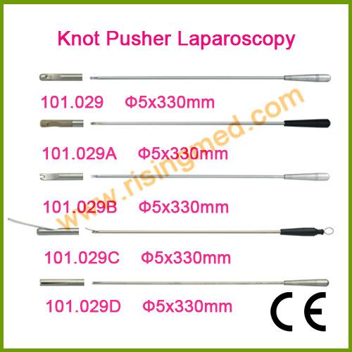 CE Brand New ø5X330mm Knot Pusher Laparoscopy  