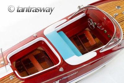 Riva Aquarama 27.6 inches model boat   RC Convertible  