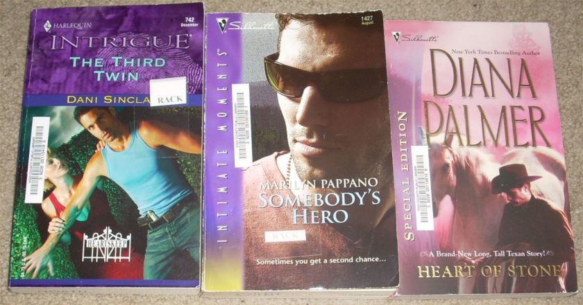 Lot 9 Harlequin Intrigue Silhouette Romance Novels Book  