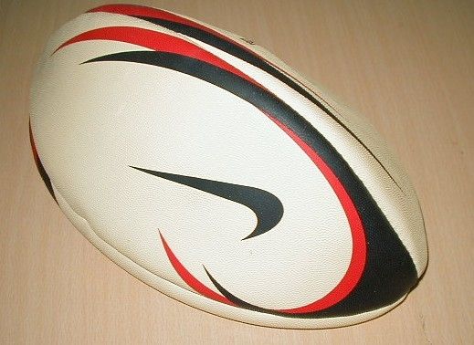 vintage Nike rugby ball 80s or 90s four panel competiti  