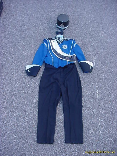 SCHOOL MARCHING BAND UNIFORM HALLOWEEN COSTUME Sz32 58  