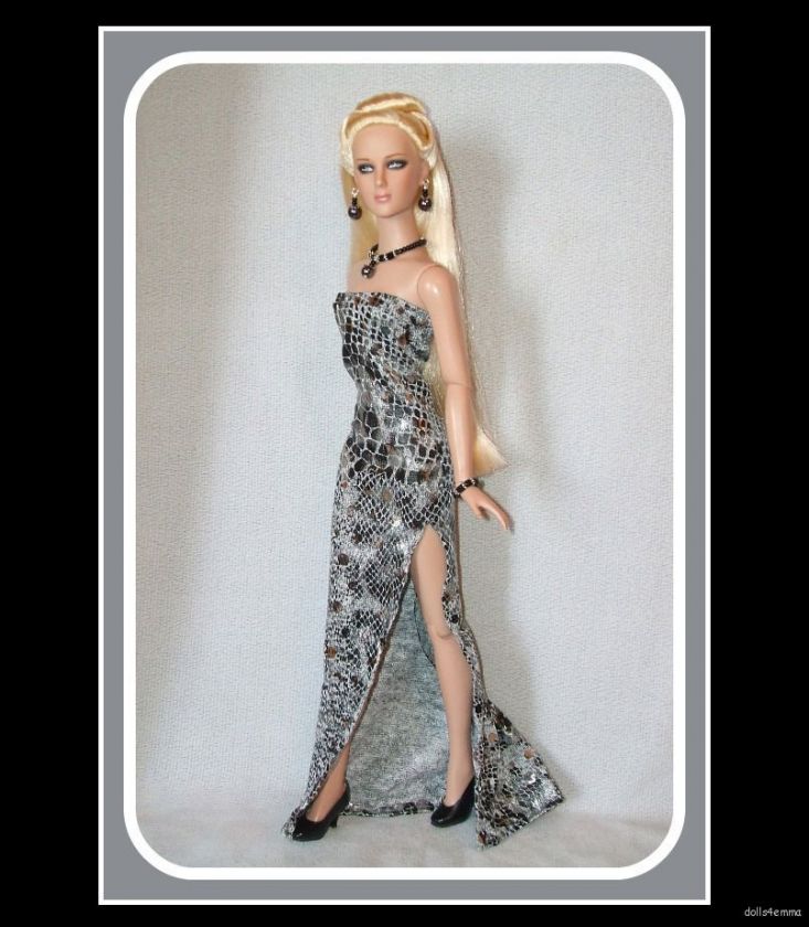 OOAK HANDMADE JEWELRY & SEXY GOWN 4 TONNER TYLER DOLL & FRIENDS 