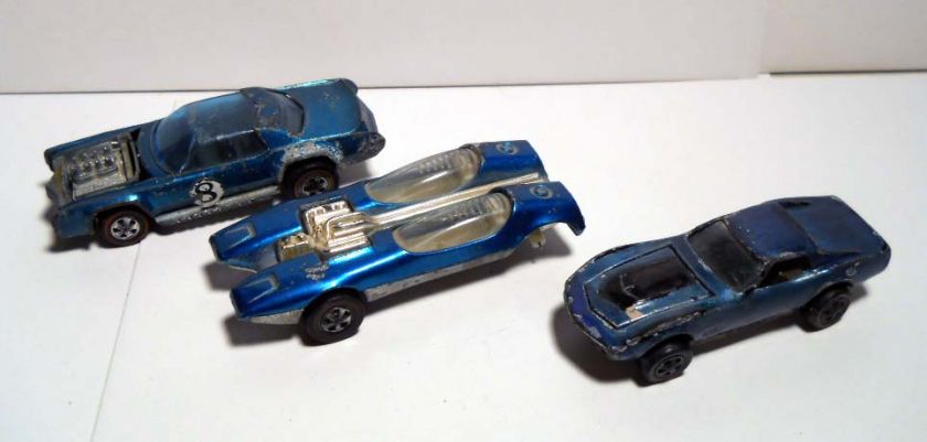 HOT WHEELS REDLINE LOT OF 3 SUGAR DADDY,CUSTOM CORVETTE & SPLITTEN 