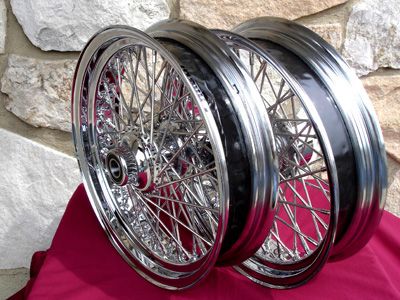 16 60 SPOKE WHEELS FOR HARLEY HERITAGE FATBOY 2000 UP  