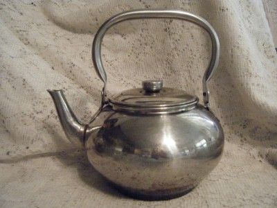 Vintage Metro Stainless Steel Tea Pot/TeaPot/Tea Kettle/TeaKettle 