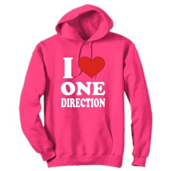 Love One Direction Hooded Sweatshirt Hoody Hoodie X factor Harry 