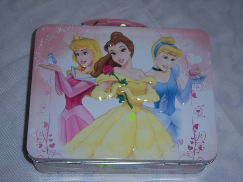 GIRLS LUNCH TIN BOX SNOW WHITE & FRIENDS JUST PRETTY  