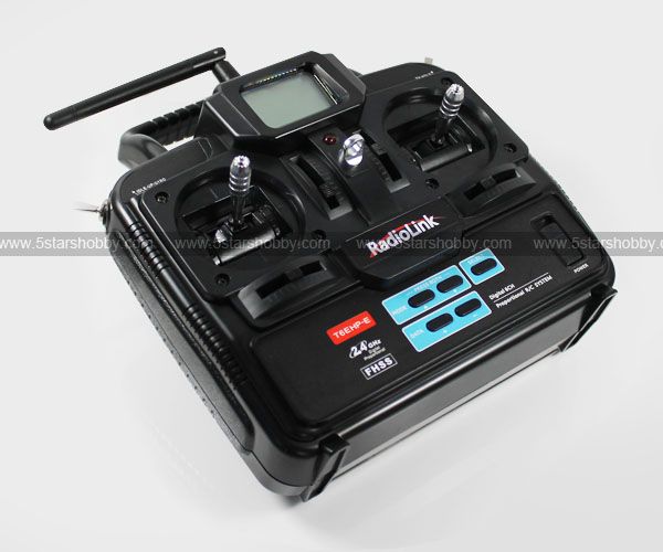 4G 6CH Radio Model RC Transmitter Receiver T6EHP E  